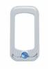 Rocker switch cover chrome with blue diamond